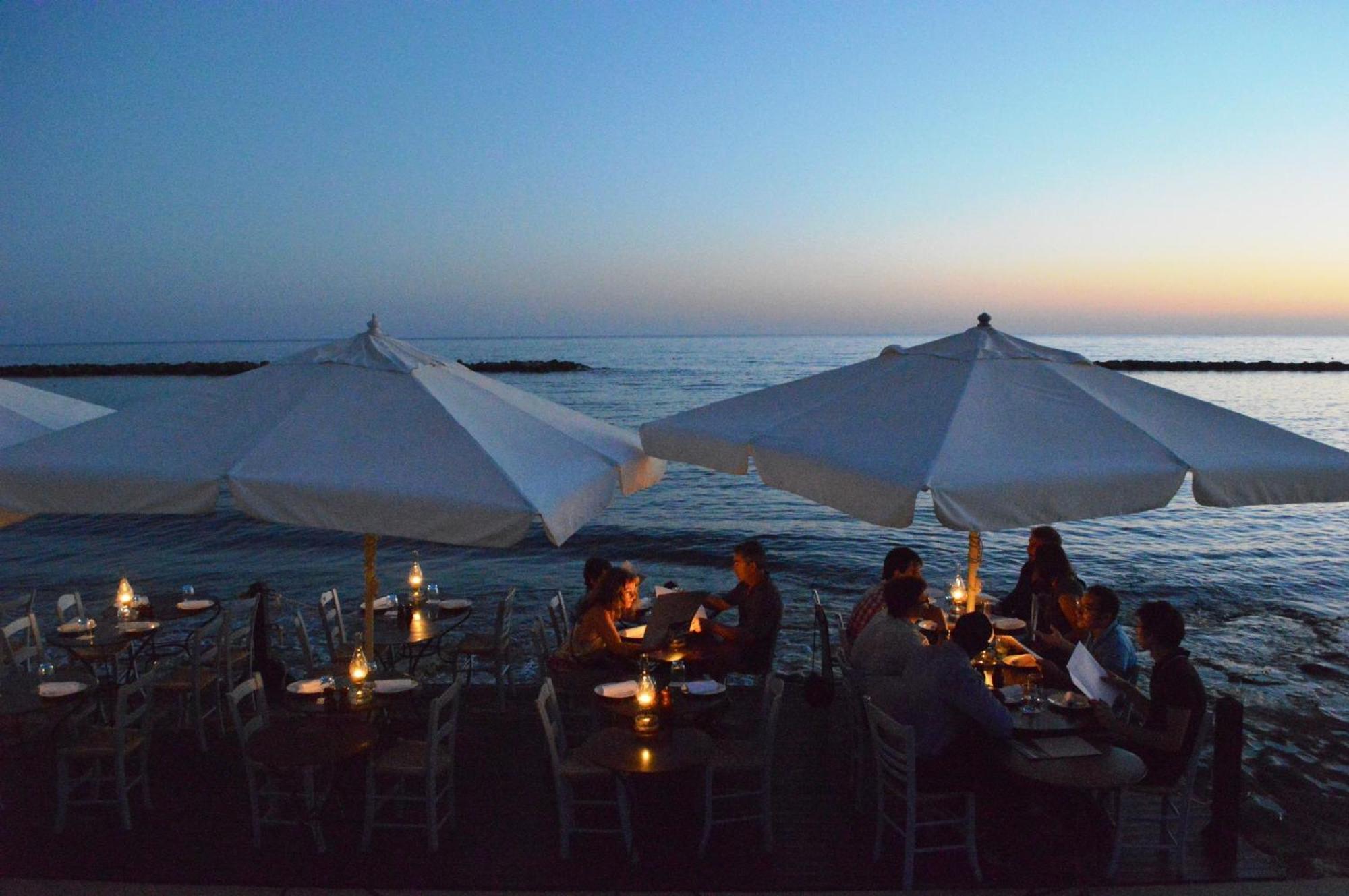 Almyra Hotel Пафос Екстериор снимка Beach restaurant in Italy
